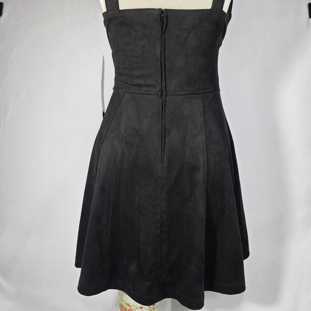 Trixxi Women's Fit & Flare Dress Sleeveless Size Small Color Black New With Tags - Picture 5 of 9